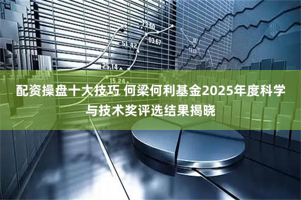 配资操盘十大技巧 何梁何利基金2025年度科学与技术奖评选结果揭晓
